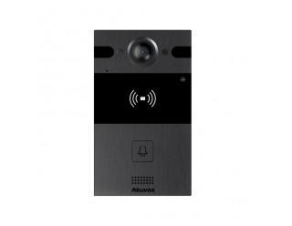 Akuvox R25A On-wall Single-button IP Video Door Phone with 4Mp Wide-angle Camera and RFID Card Reader